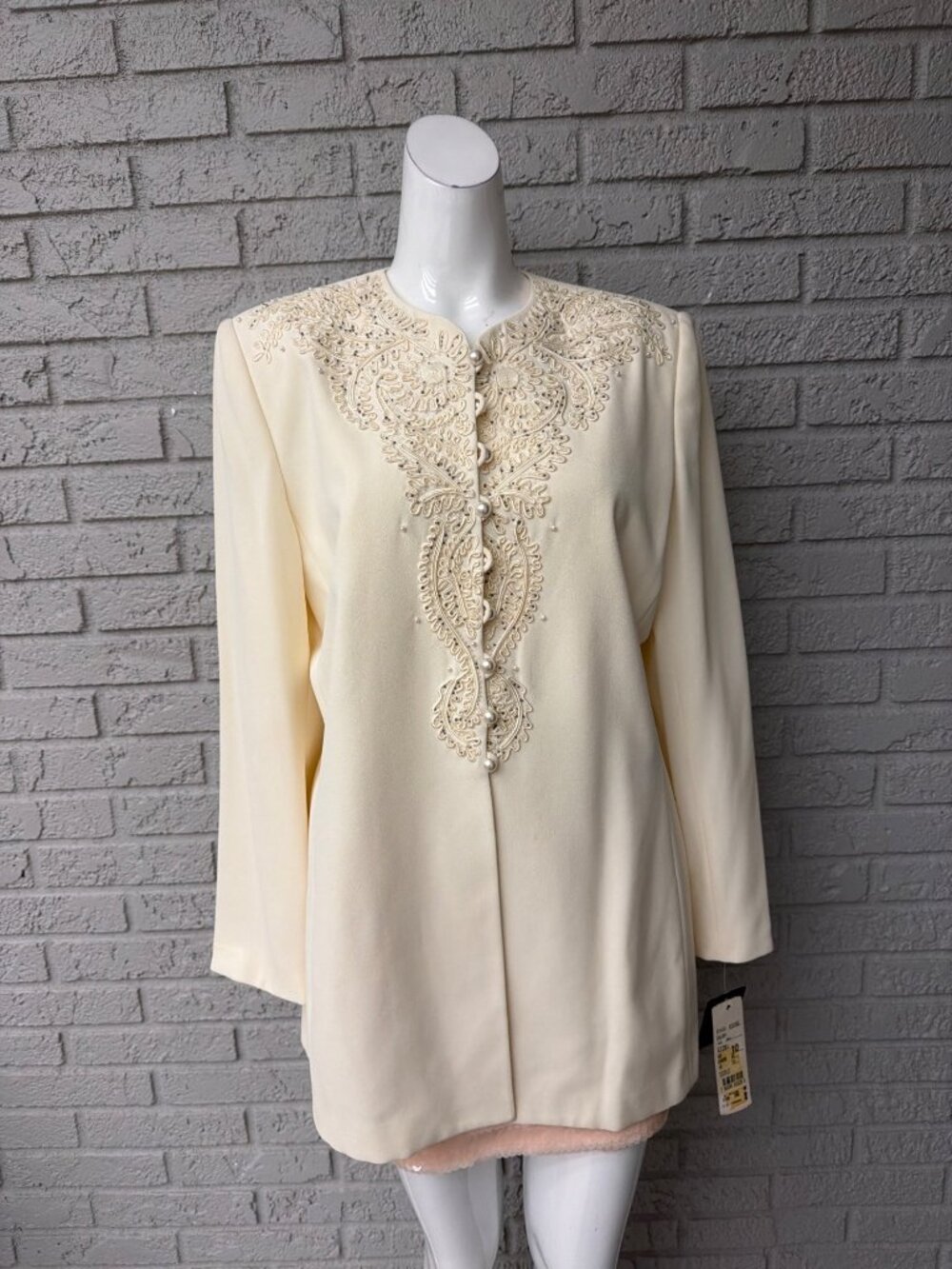 Vintage Le Suit Women’s Embellished Long Sleeve Jacket Size 10
